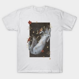 Winter Wolf Poster T-Shirt